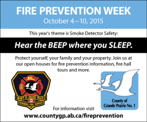 Fire Prevention Week ad